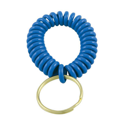 SpiraleSchlüsselanhänger, Kunststoff Damen und Herren Blau