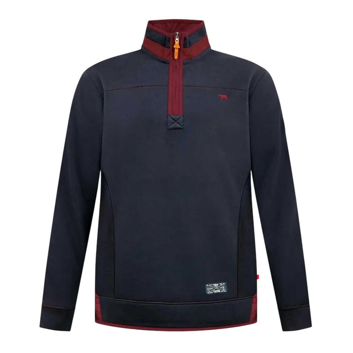 Felpa In Pile Kingsize Uomo Duke D555 Leicester Blu Navy 2/6