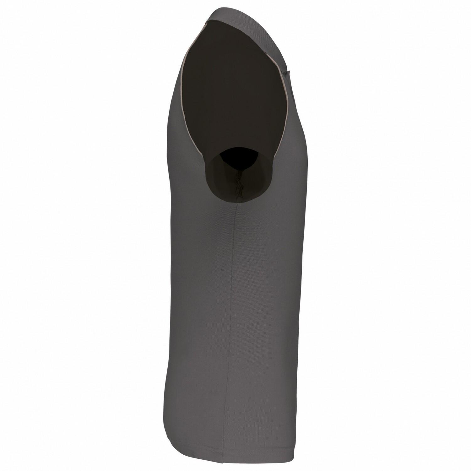 Polo Homme (Gris Ardoise / Noir) 3/3