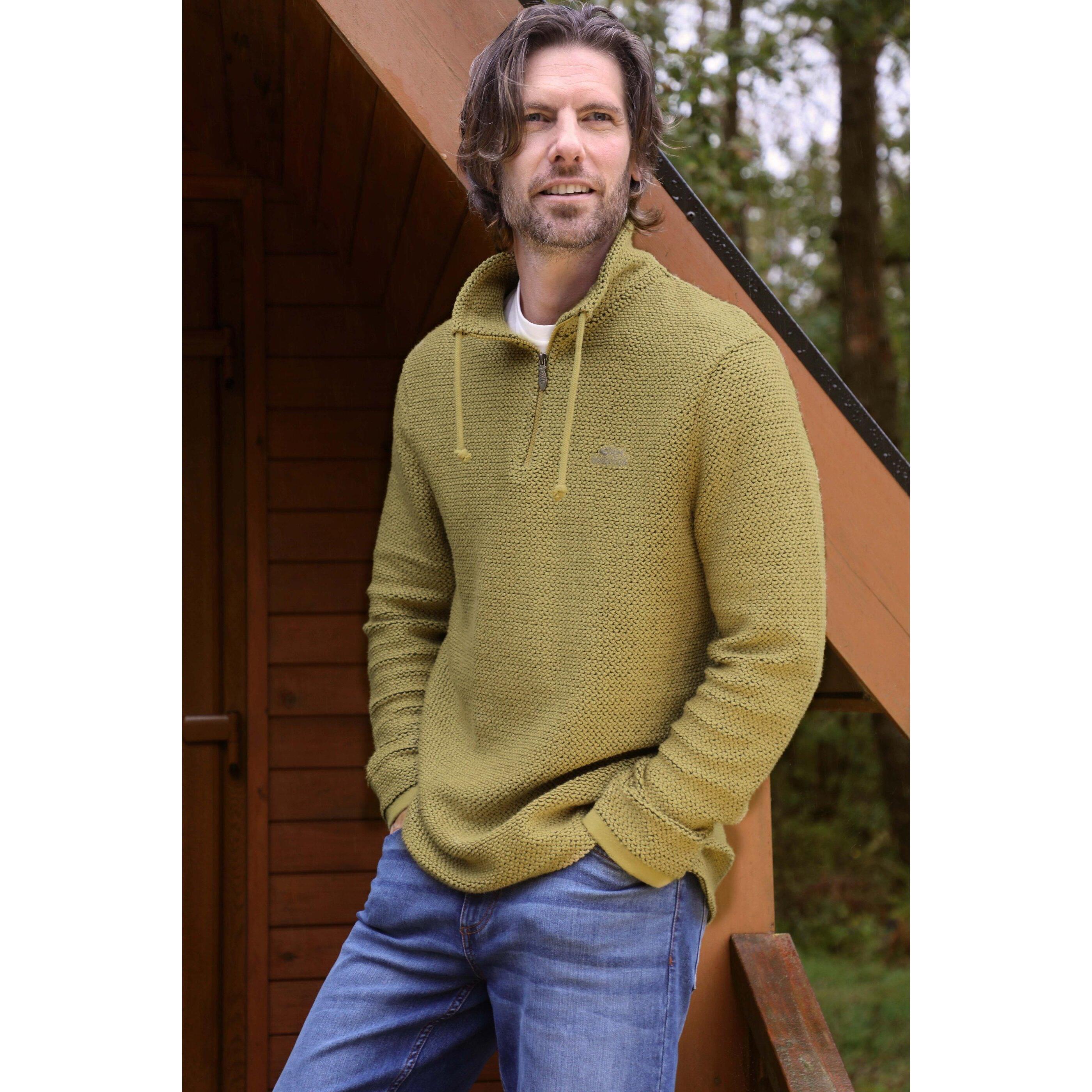 Pull CRUISER Homme (Kaki Chiné) 4/4
