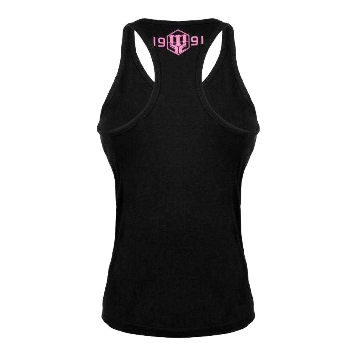 Camiseta Sin Mangas Basic para Mujer Negro 2/2