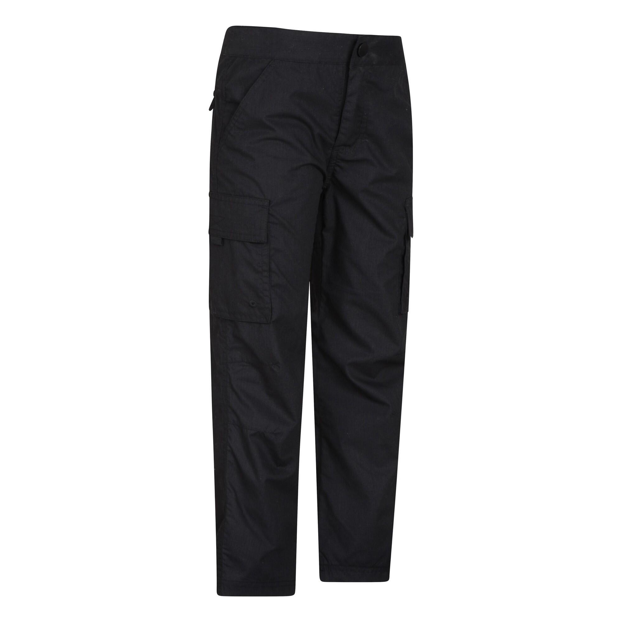 Pantalon De Randonnée Enfant (Noir) 3/4