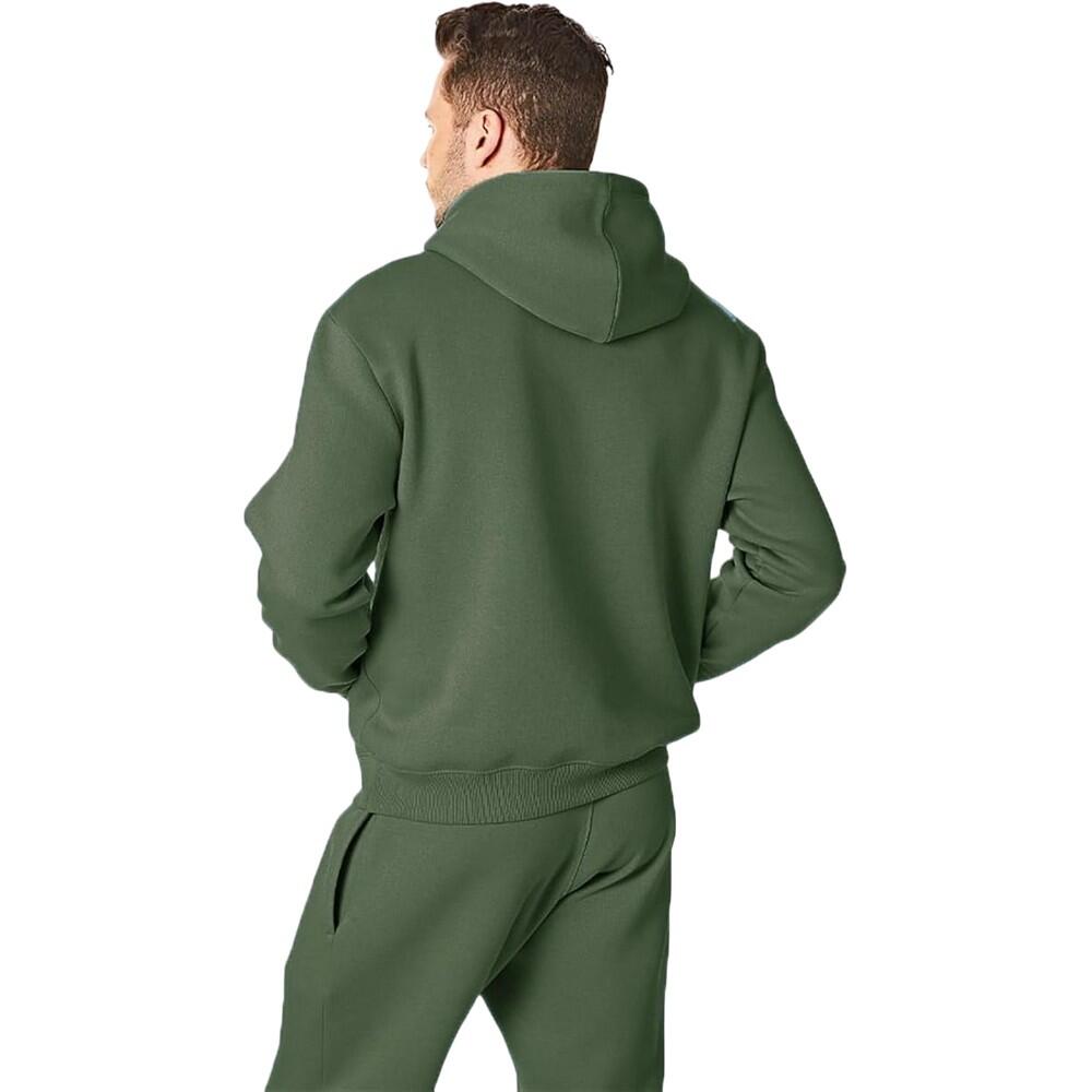 Sweat À Capuche Homme (Vert Militaire) 4/5