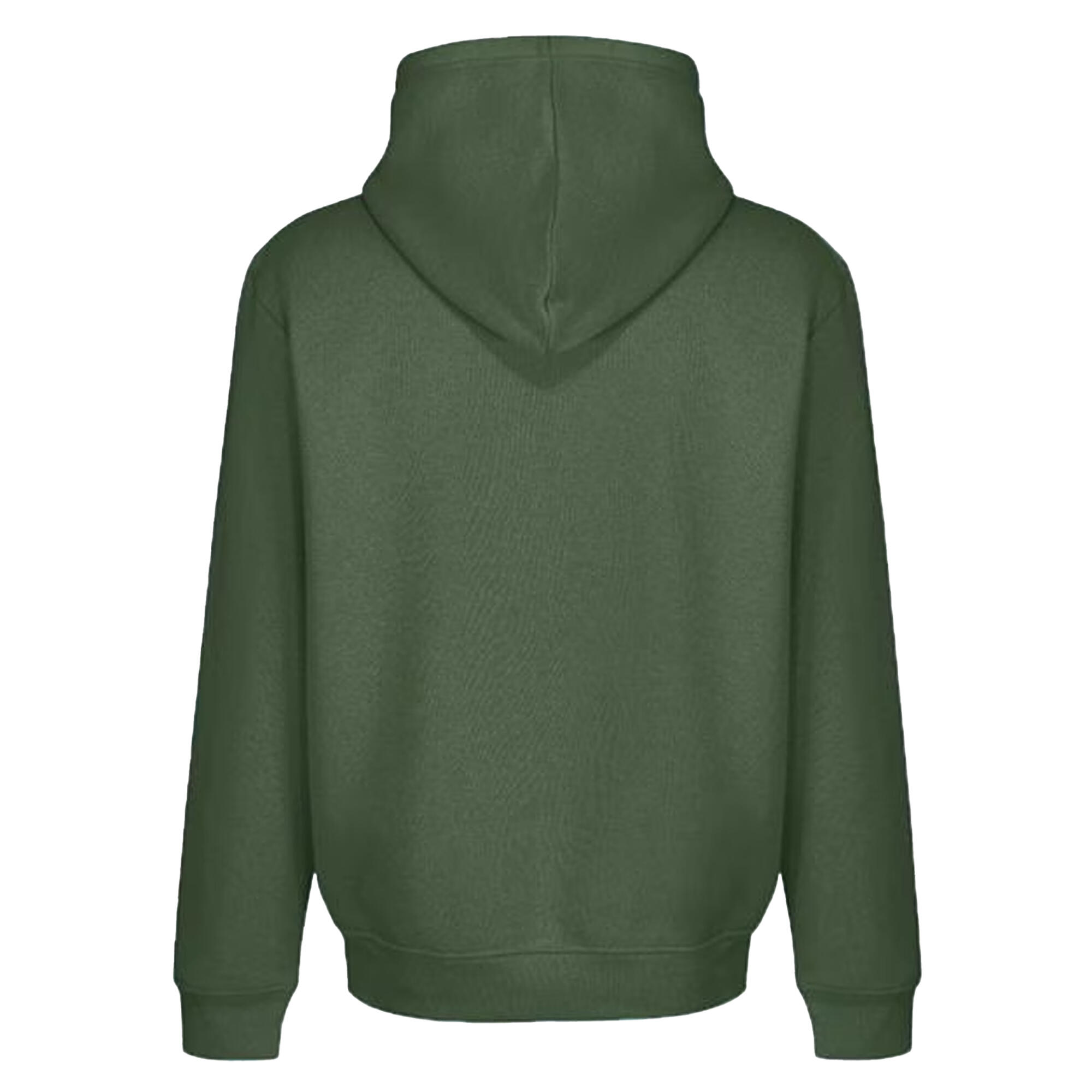 Sweat À Capuche Homme (Vert Militaire) 3/5