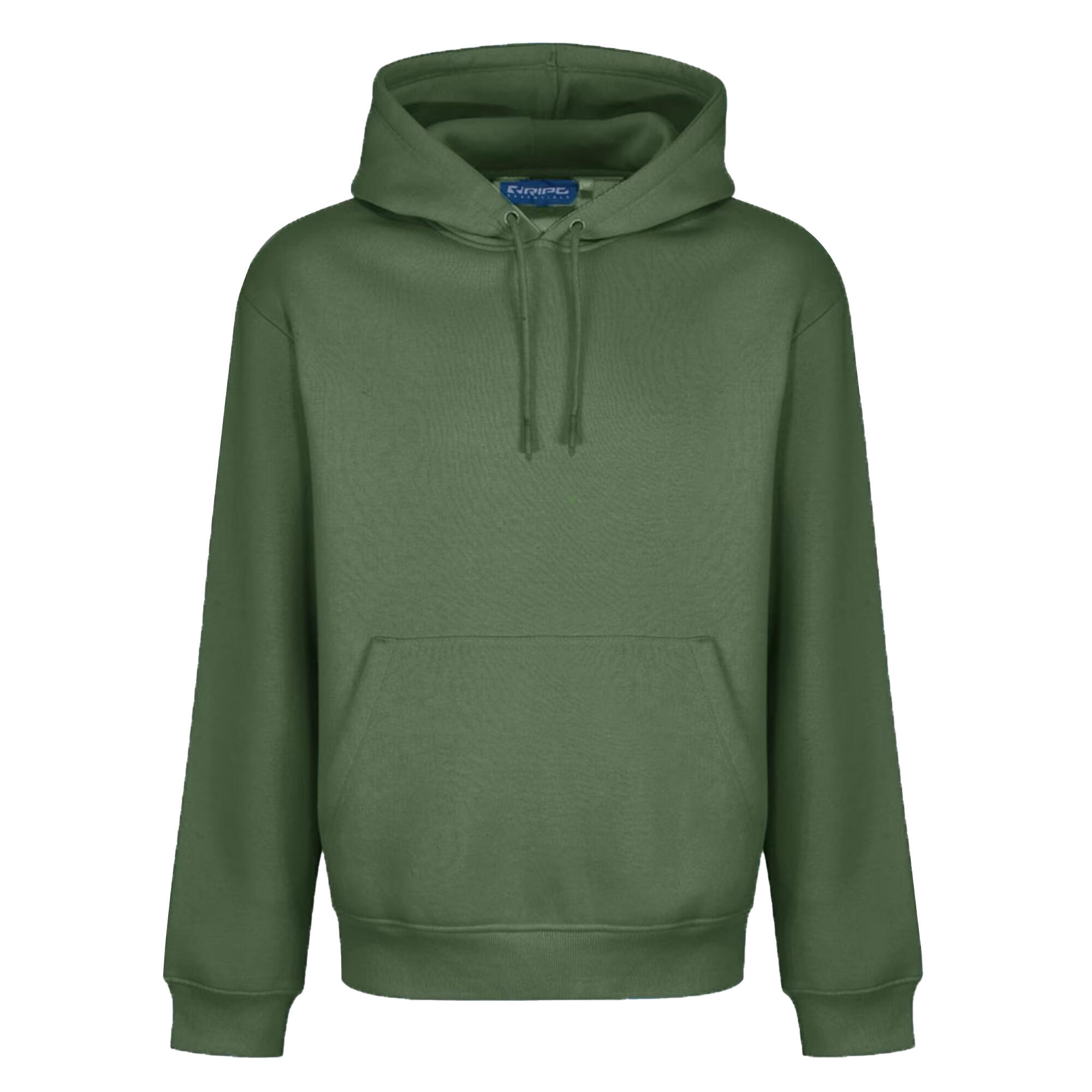 Sweat À Capuche Homme (Vert Militaire) 2/5