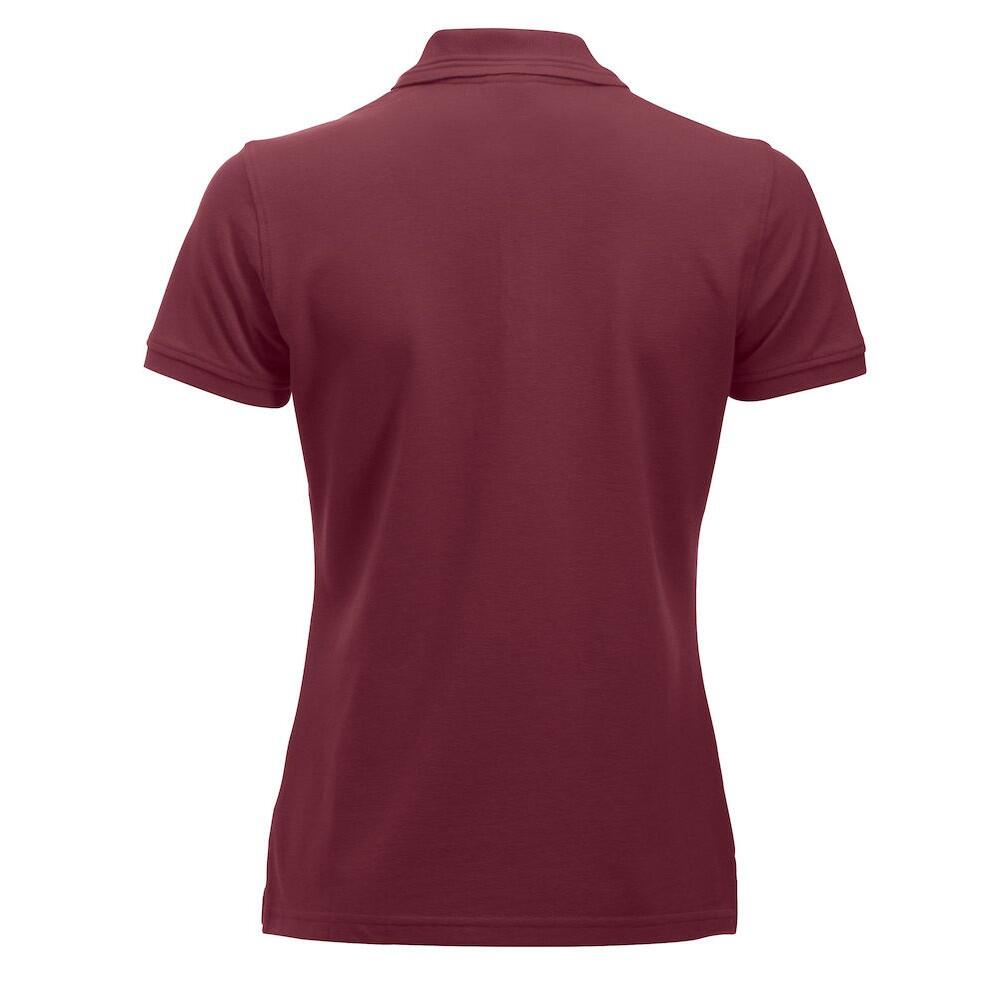 "Manhattan" Poloshirt für Damen Burgunderrot 2/4