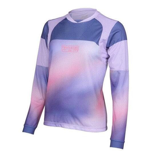 Damen Langarmshirt P-Neon Moon W flieder