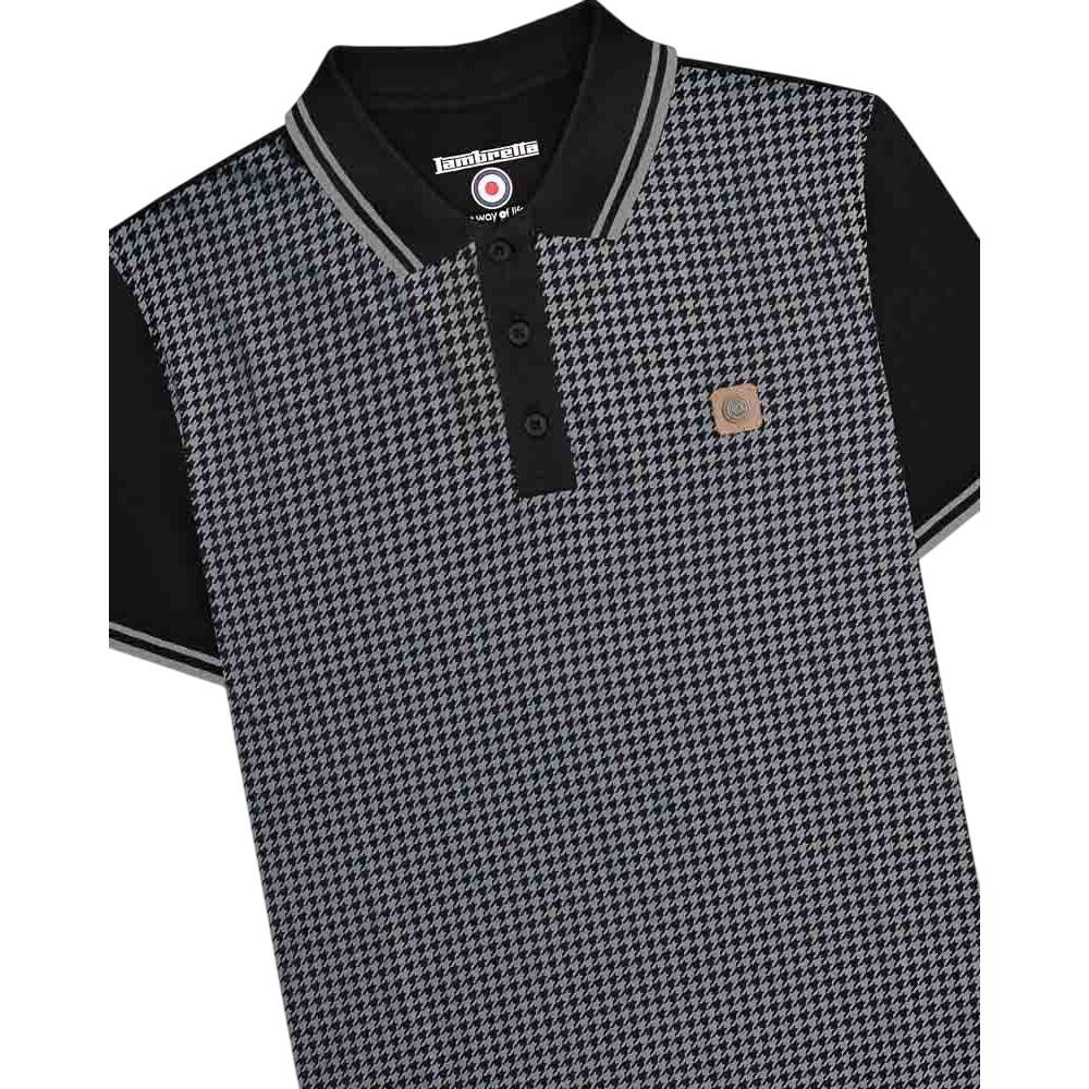 Poloshirt für , Groß und Hoch Herren Schwarz/Eisen 3/5
