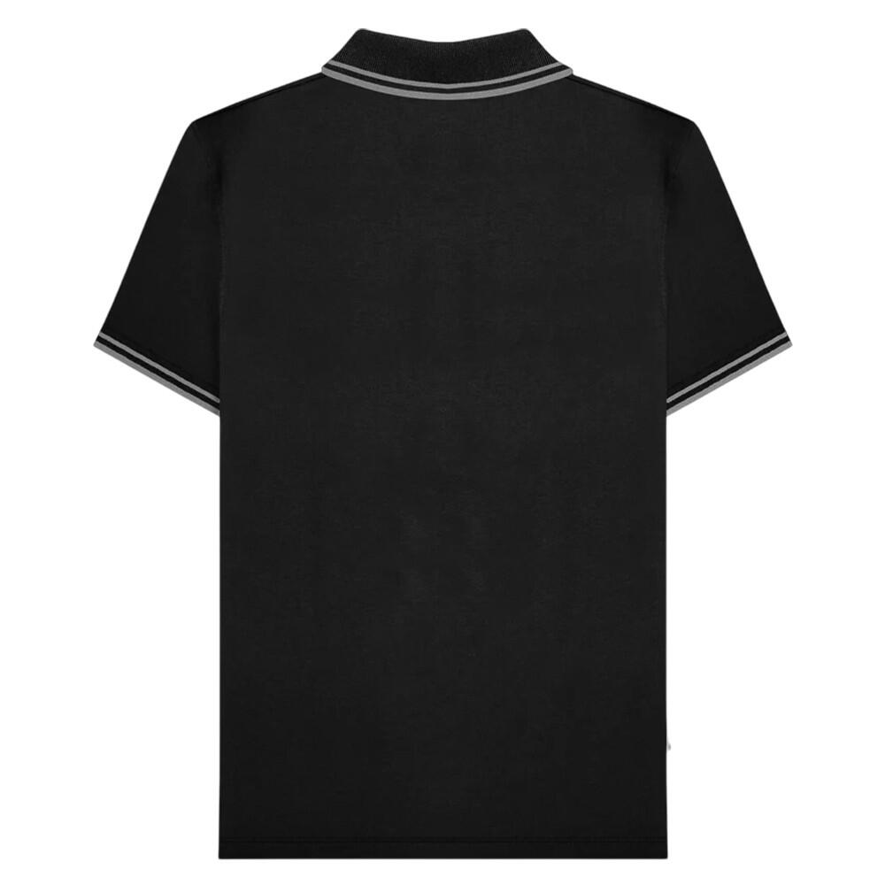 Poloshirt für , Groß und Hoch Herren Schwarz/Eisen 2/5