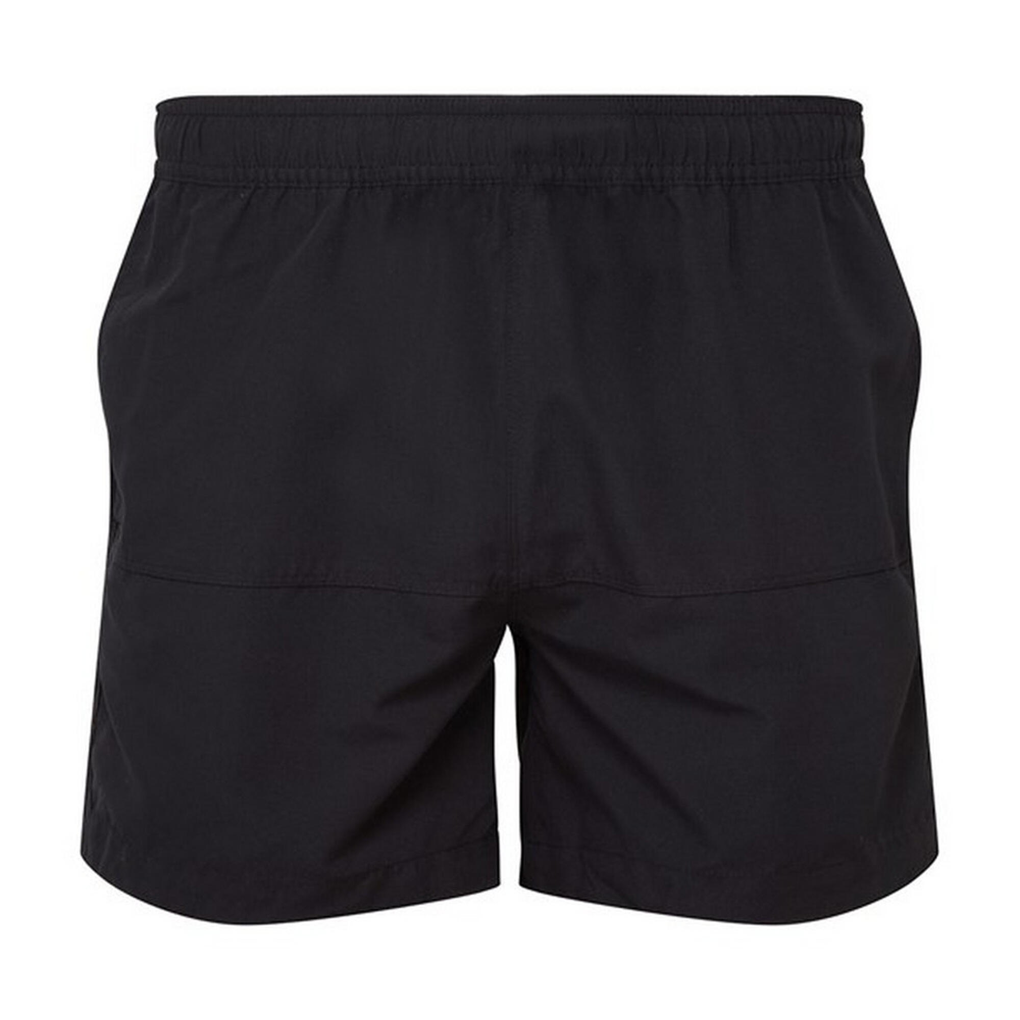 Short De Bain Élastiqué À Cordon Homme (Noir) 2/2