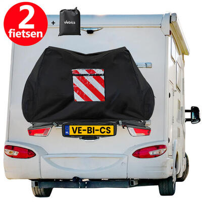 Complete set fietshoes fietsendrager + gevarenbord italië spanje portugal italië