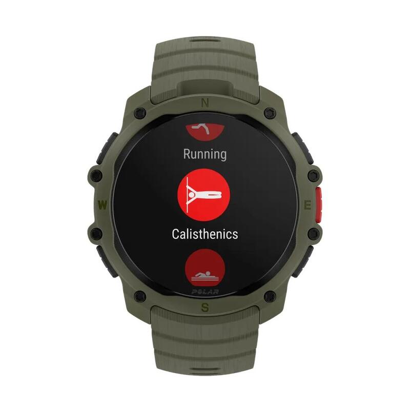 POLAR Street X, The Urban Sports Watch, Forest Green