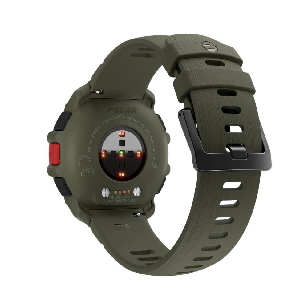 POLAR Street X, De Urban Sports Watch, Forest Green 4/8