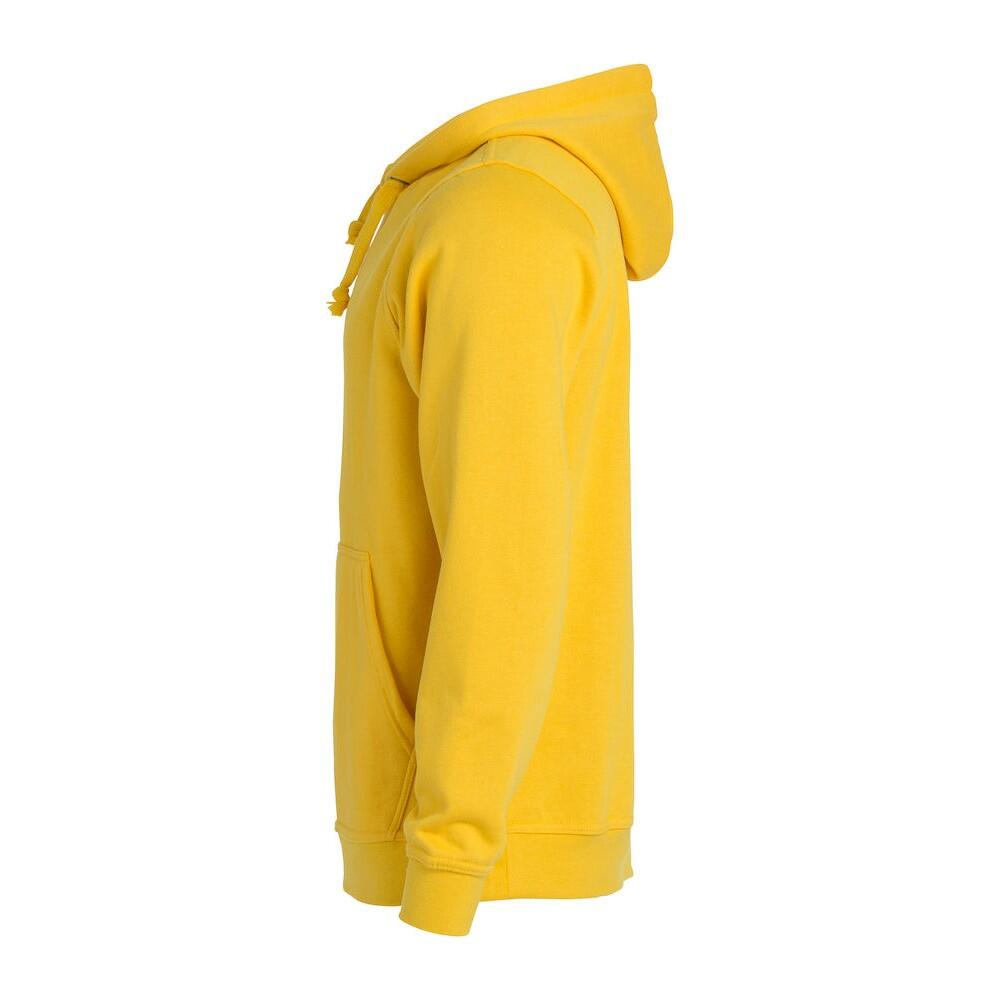 Felpa Con Cappuccio Adulto Unisex Clique Basic Limone 3/4