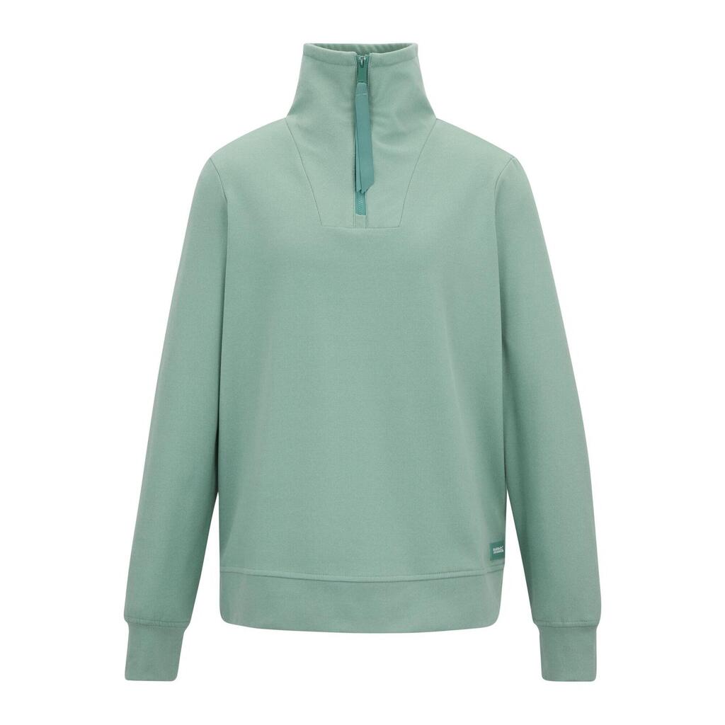 Womens/Ladies Demmi Quarter Zip Fleece Top (Ivy Moss)