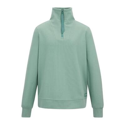 Dames demmi quarter zip fleece top (lichte vanille)