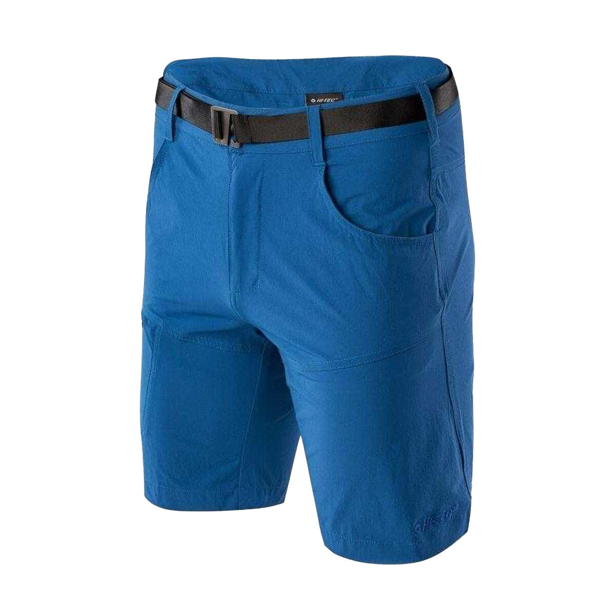 Heren Argola Geborduurd Logo Shorts (Blauw) 3/3