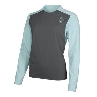 Damesshirt met lange mouwen p-gambler w- bike&active antraciet
