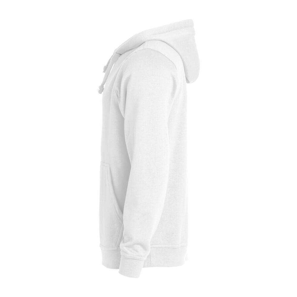 Sweat À Capuche BASIC Adulte (Blanc) 3/4