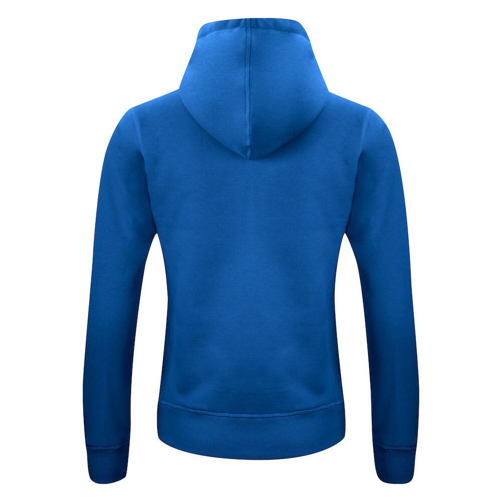 Felpa Con Cappuccio E Zip Intera Donna Clique Classic Blu Reale 2/4