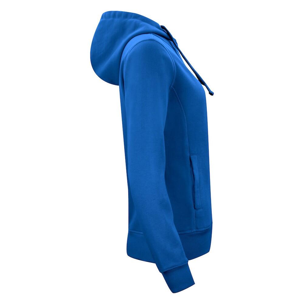 Felpa Con Cappuccio E Zip Intera Donna Clique Classic Blu Reale 4/4
