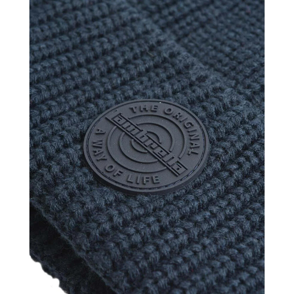 Logo Fleece Beanie (Navy) 3/4