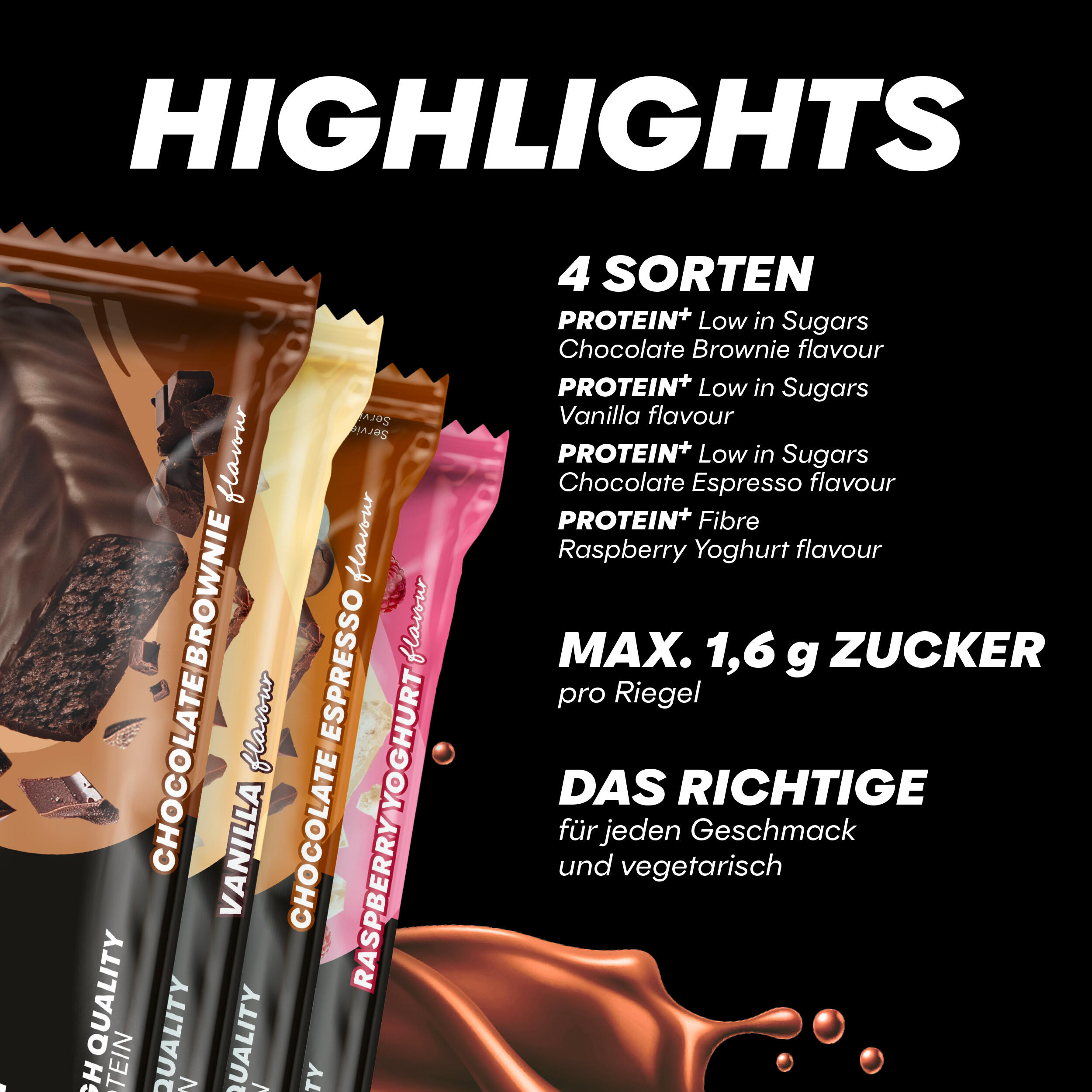POWERBAR Protein Plus Low Sugar Multiflavour Box Eiweissriegel 16x 35 g 3/5