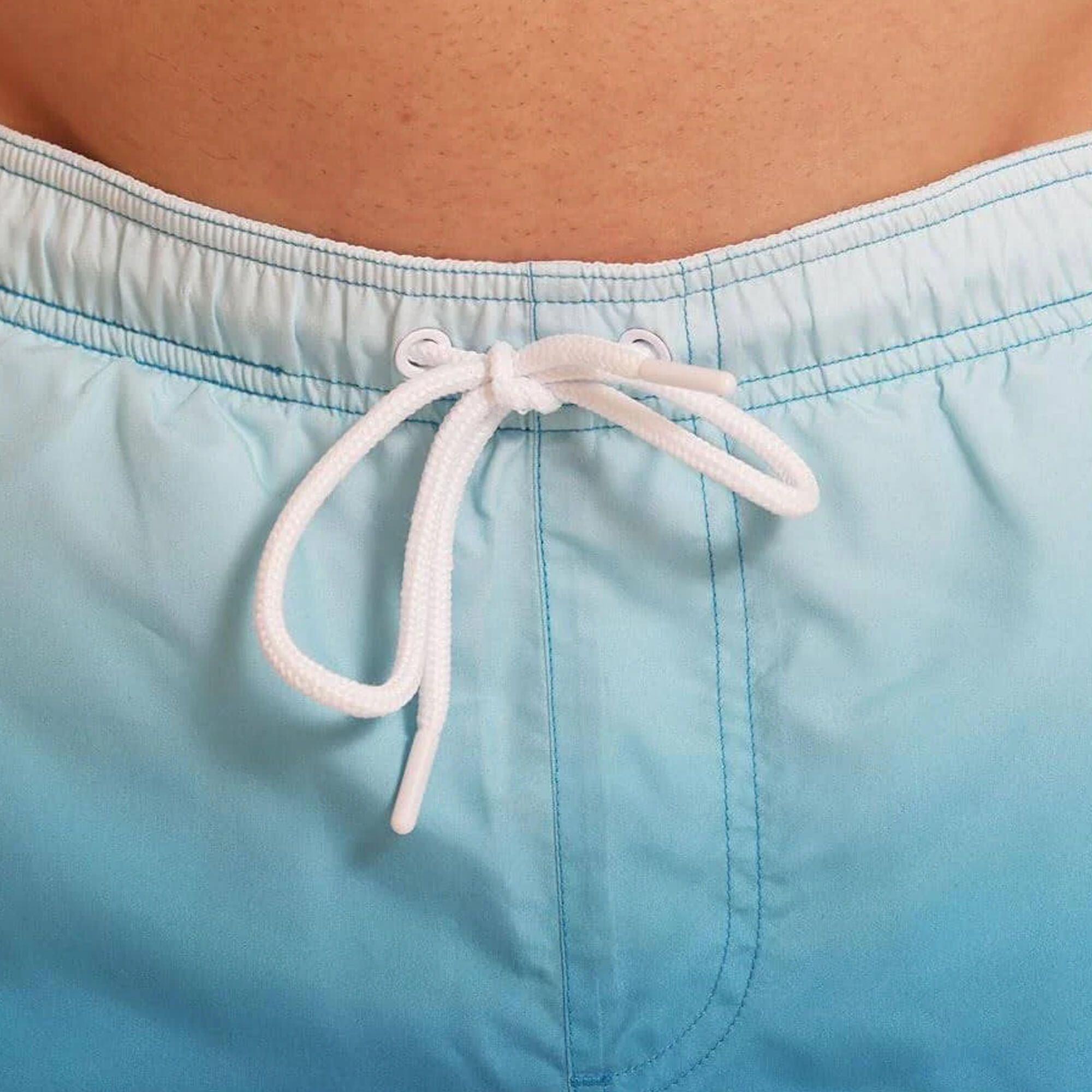 Mens Dip Dye Swim Shorts (Blue) 4/4