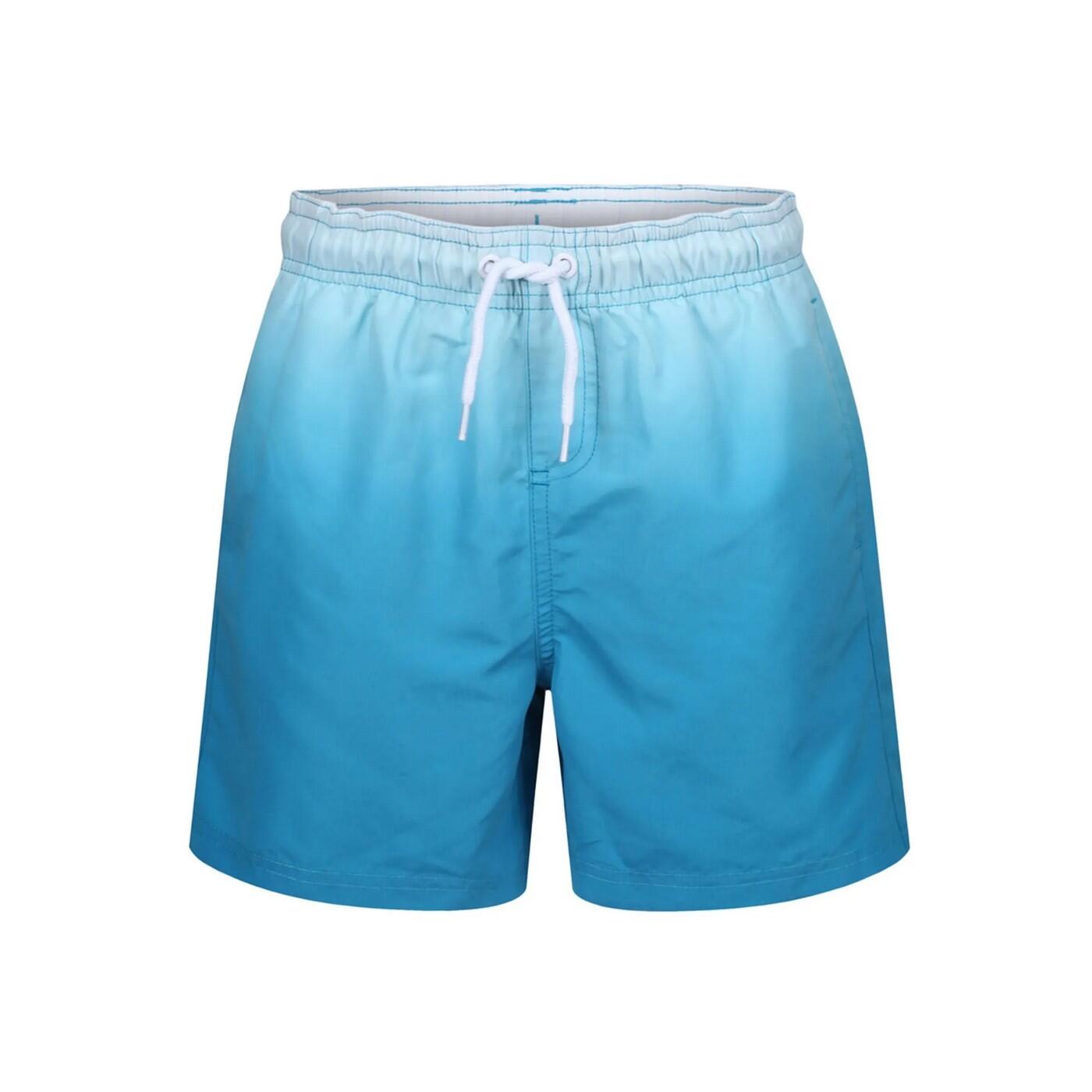 Mens Dip Dye Swim Shorts (Blue) 2/4