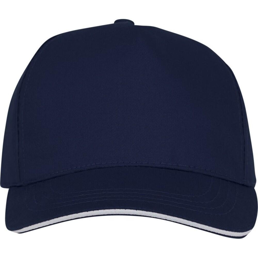 Ceto Cappellino Con Bordo Visiera Bianco Bullet Blu Navy 3/4