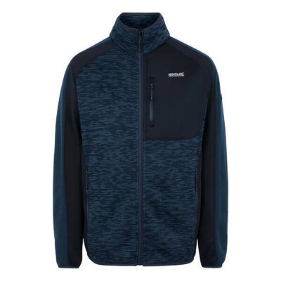 Heren oakar fleece top (moonlight denim/navy)