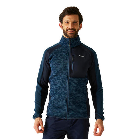 Veste Polaire Col Montant OAKAR Homme (Bleu Nuit / Bleu Marine)