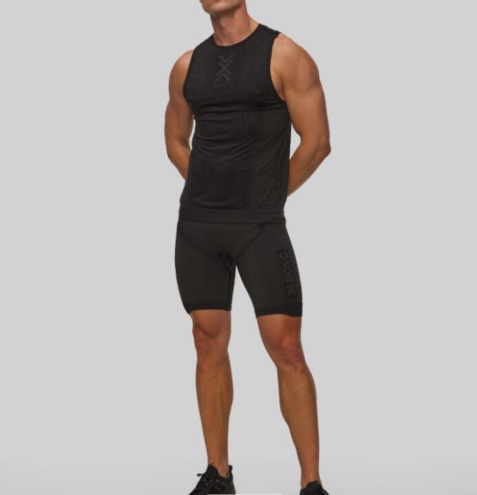 Top biegowy męski X-Bionic Xceed Run Tank Black