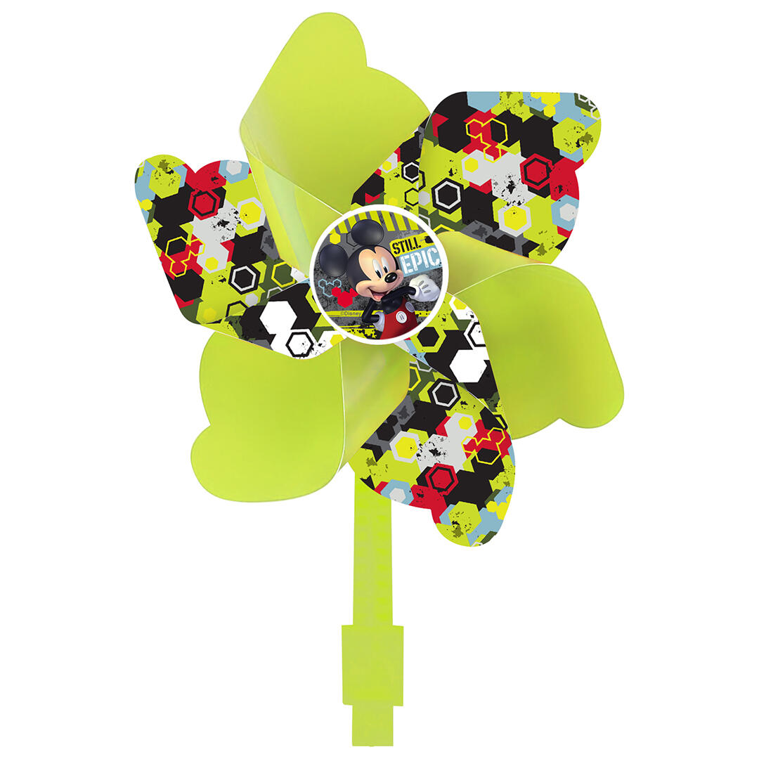 Jongens windmolen Mickey Mouse, groen 1/3