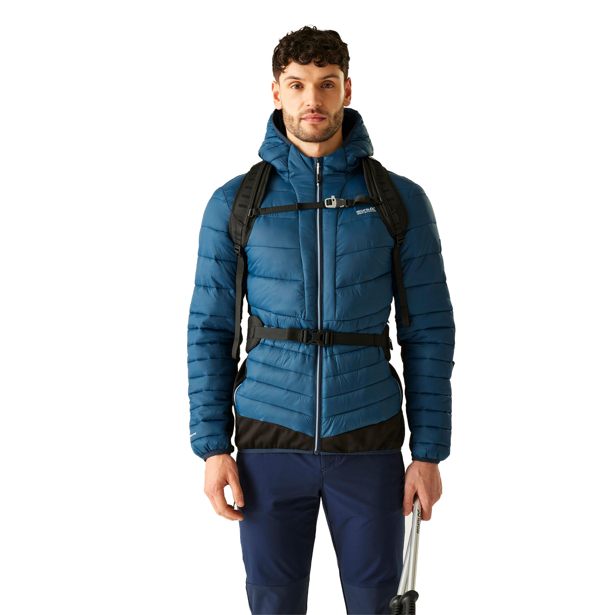 Veste Hybride LEEDRE Homme (Denim Sombre / Bleu Marine) 4/5