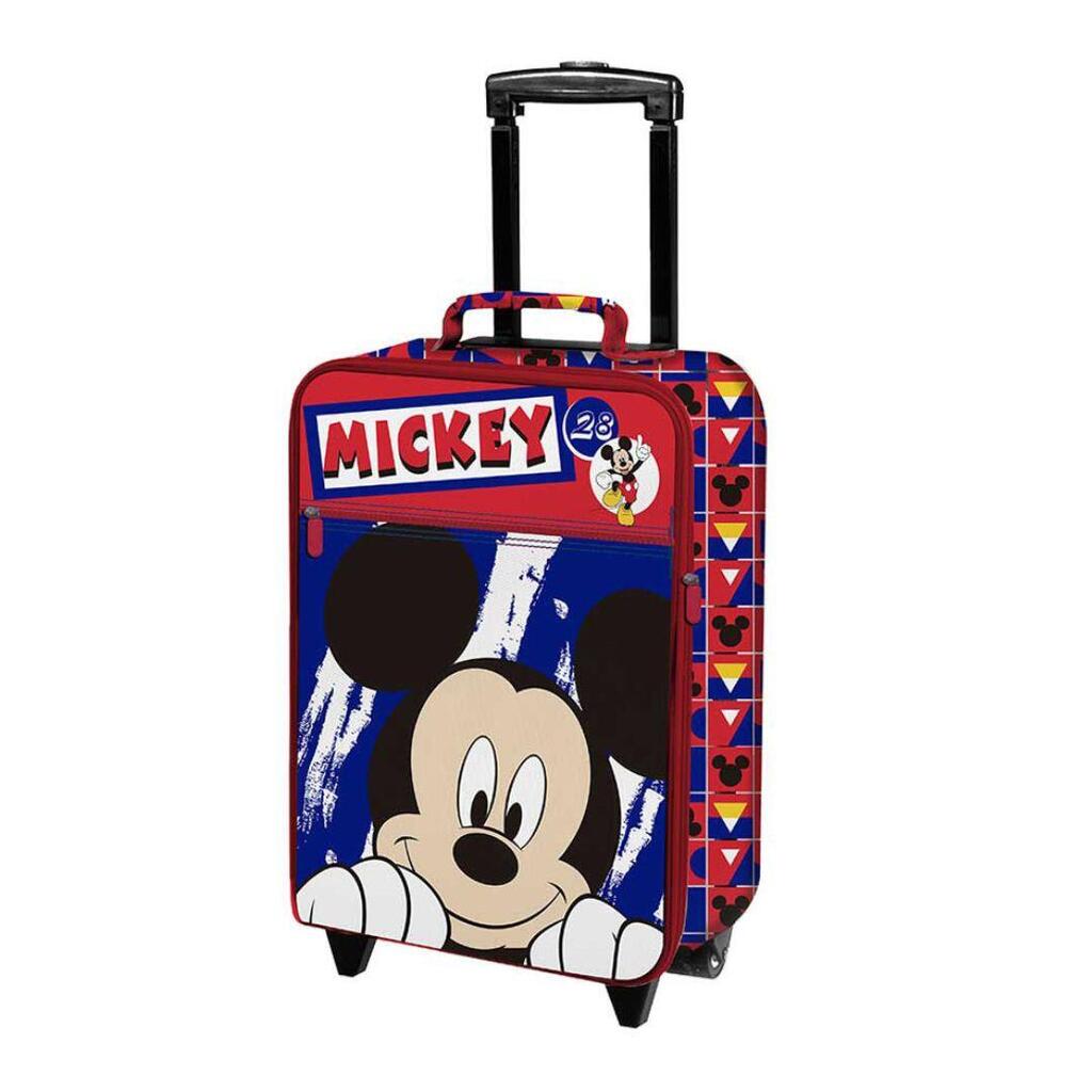 Mickey Travel Trolley Semi-Rigid Suitcase