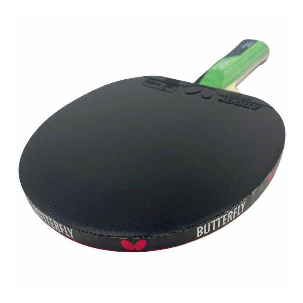 "Timo Boll Smaragd" Tischtennisschläger Damen und Herren Schwarz/Rot 3/5