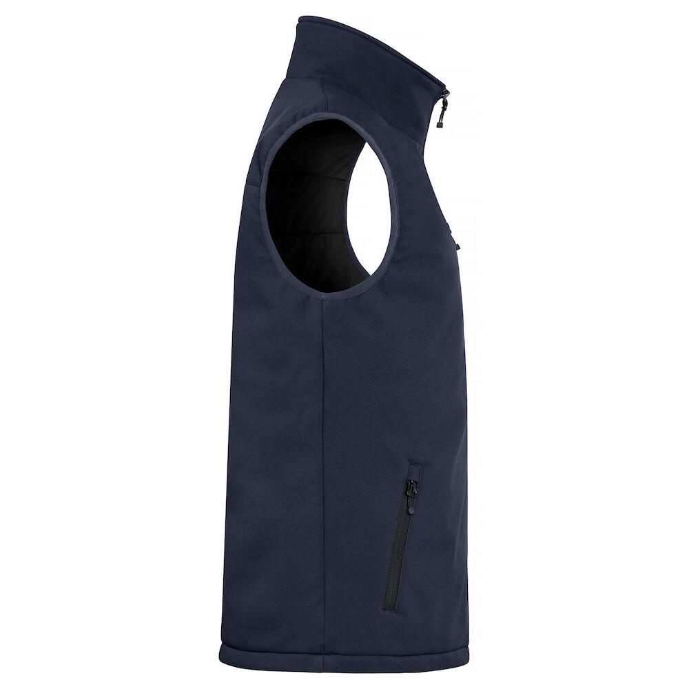 Mens Softshell Padded Gilet (Dark Navy) 4/6