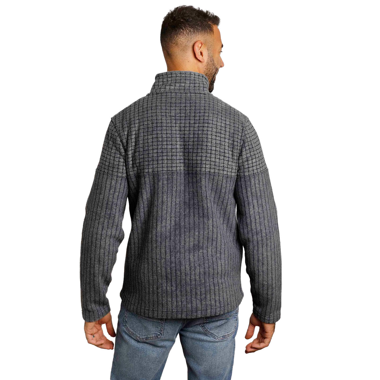 Haut Polaire LONGMONT Homme (Bleu Marine) 3/4