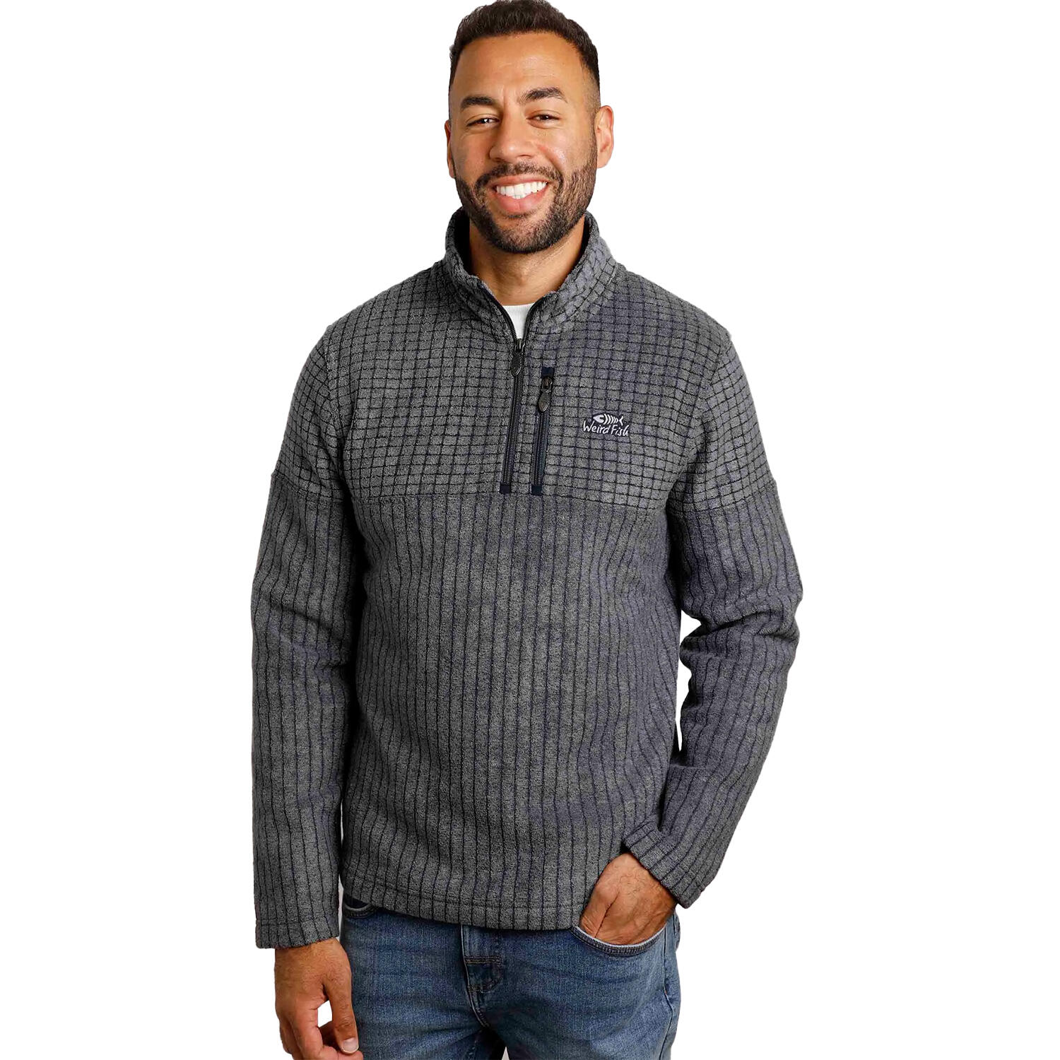 Haut Polaire LONGMONT Homme (Bleu Marine) 4/4