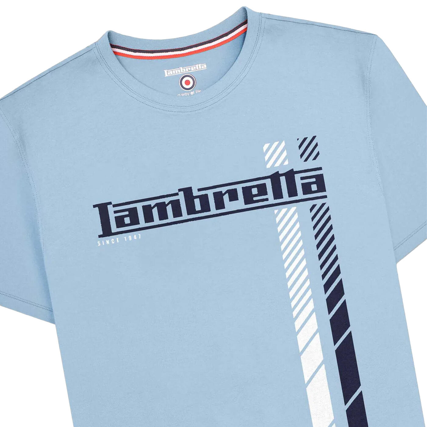 "SS25" TShirt für Herren Himmelblau 3/3