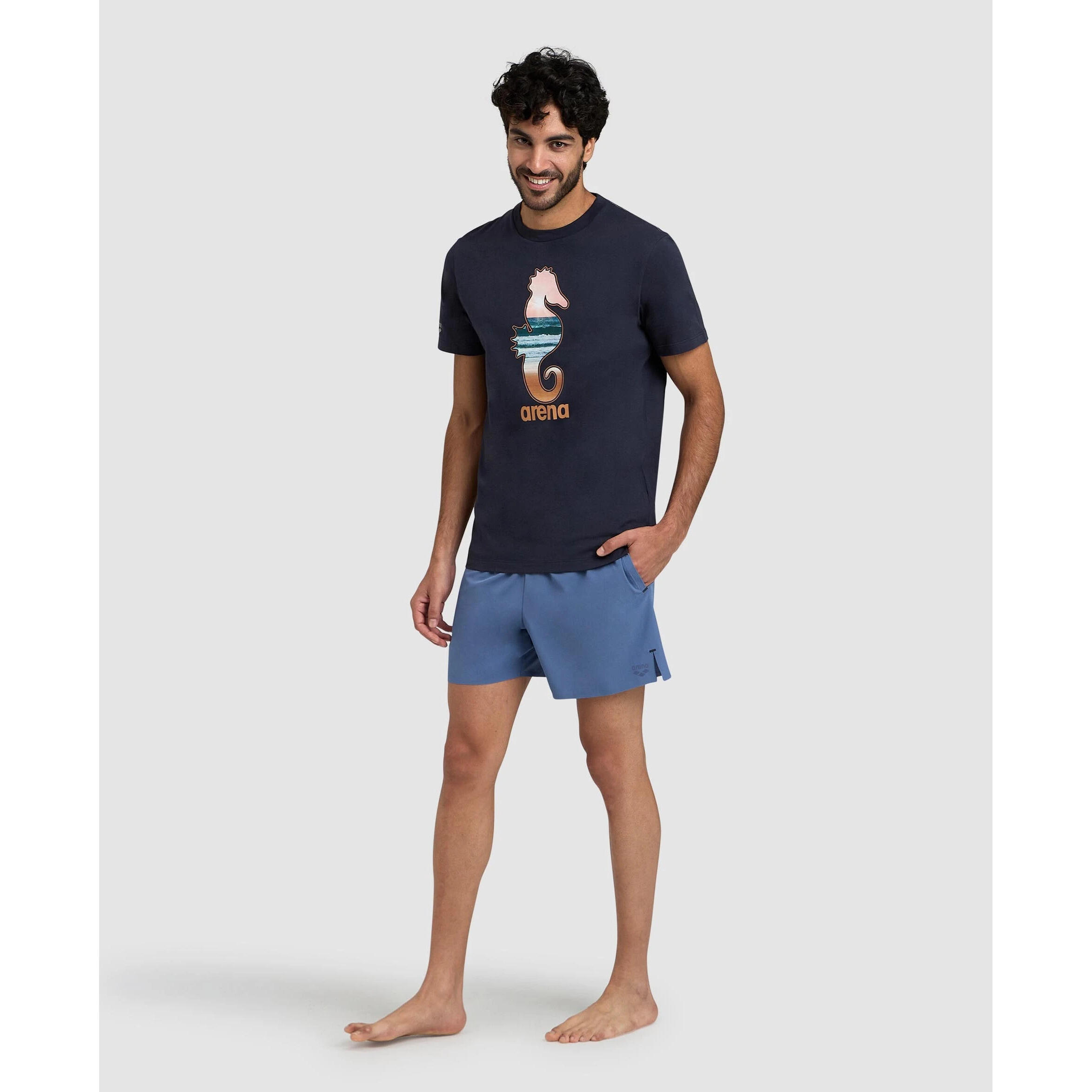 Custome da bagno uomo Arena Evo Beach Solid 3/5