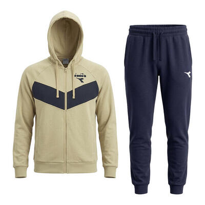 Tuta Uomo DIADORA Cotone French Terry Zip Cappuccio 102.182905