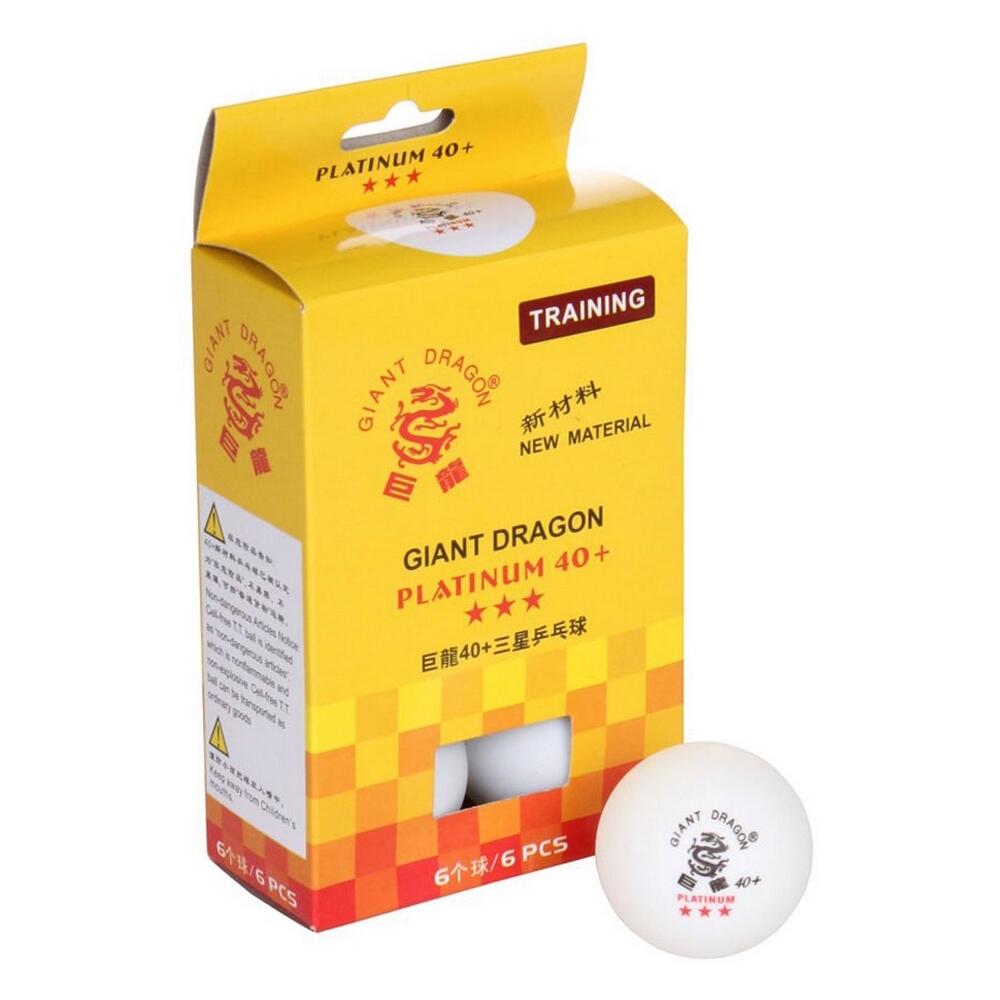 Palline Da Ping Pong Misura Confezione 6 SMJ Sport Bianco Taglia Unica 2/2