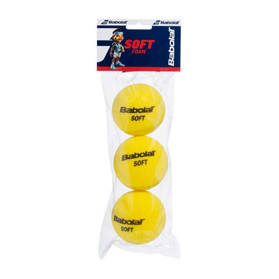 Palline Da Tennis Schiuma Misura Confezione 3 Babolat Giallo