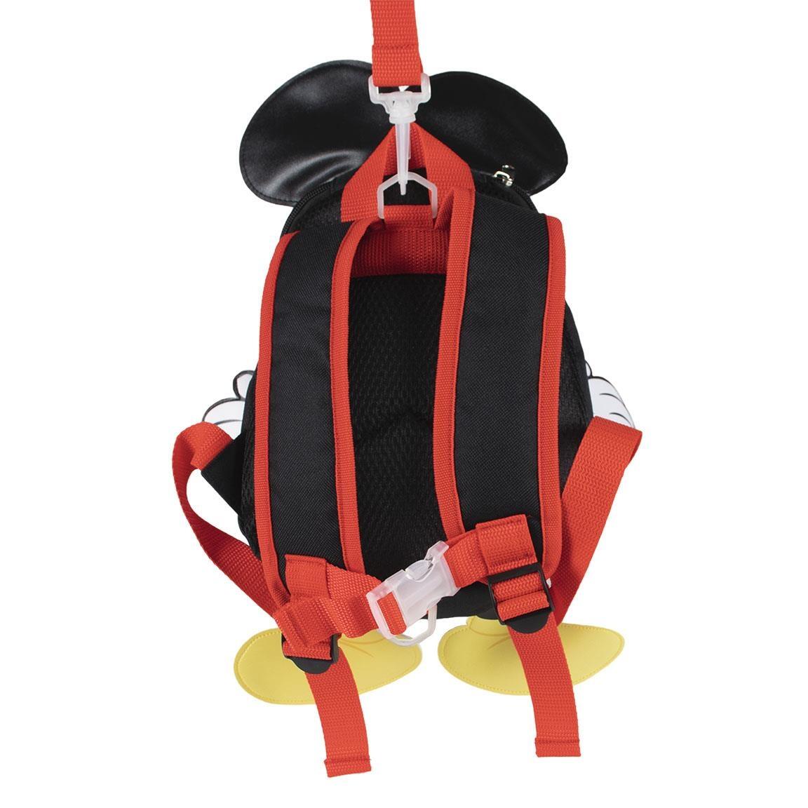 Mochila infantil Disney Mickey Mouse para jardim de infância com alças. 3/7