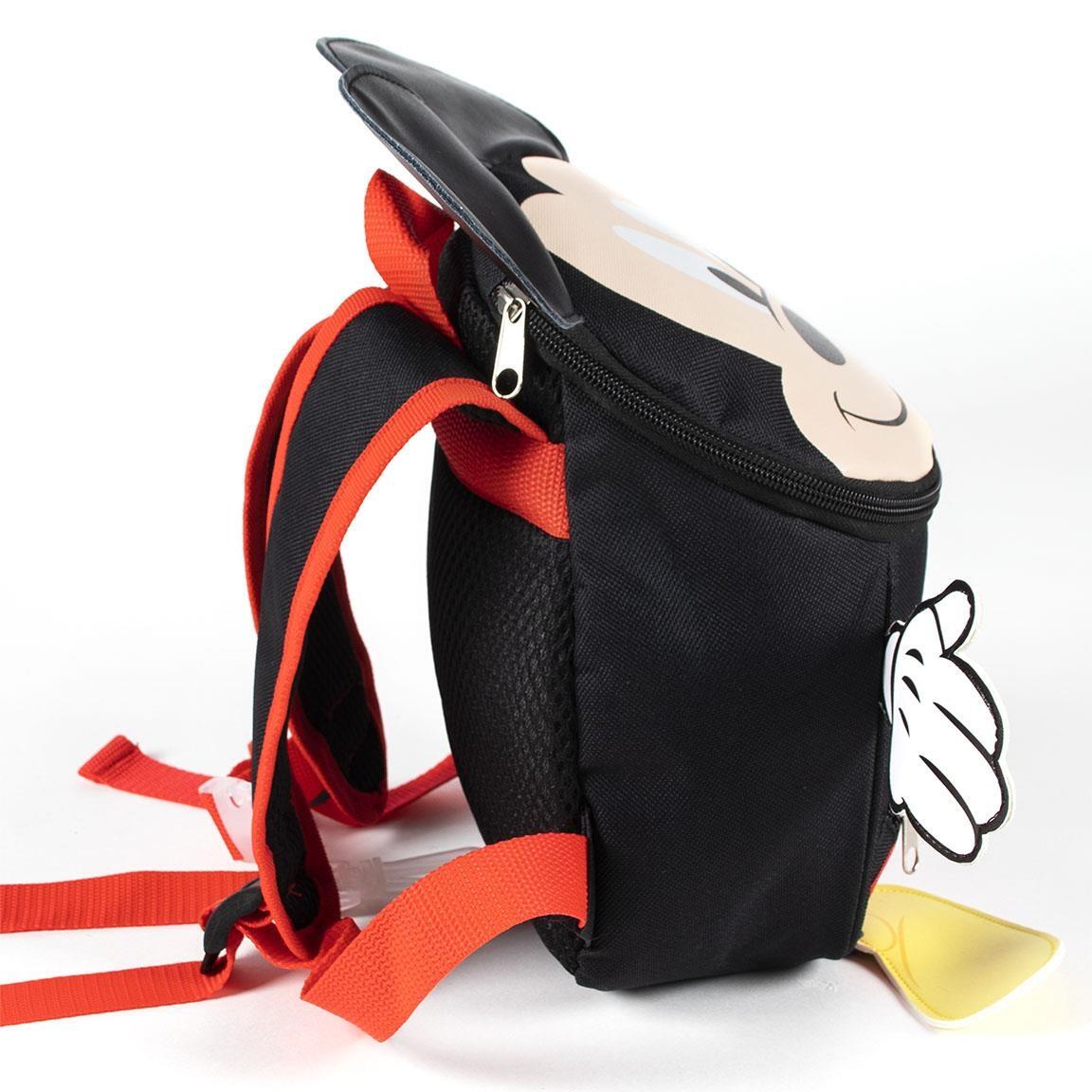 Mochila infantil Disney Mickey Mouse para jardim de infância com alças. 5/7