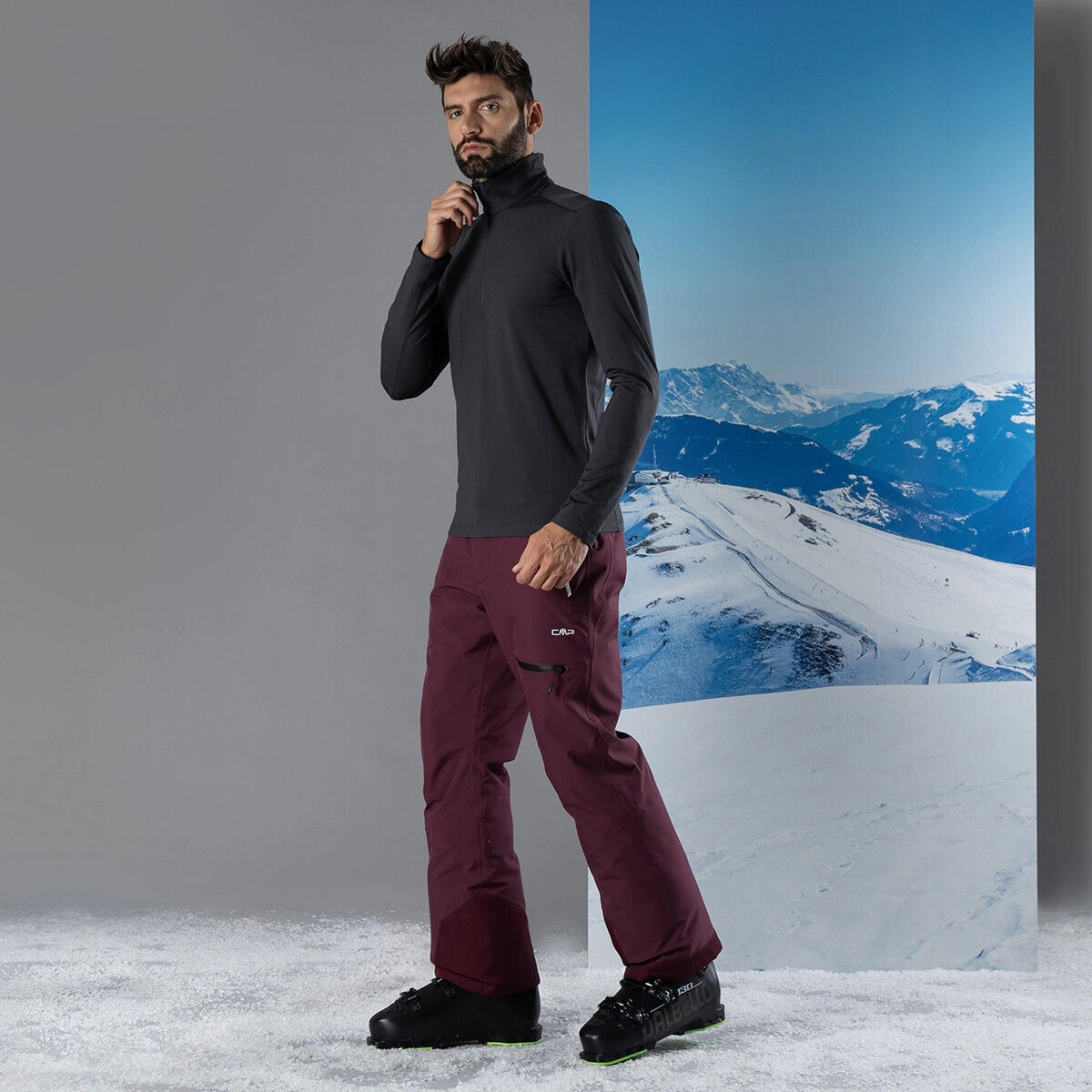 Pull à col roulé demi-zip CMP 5/5