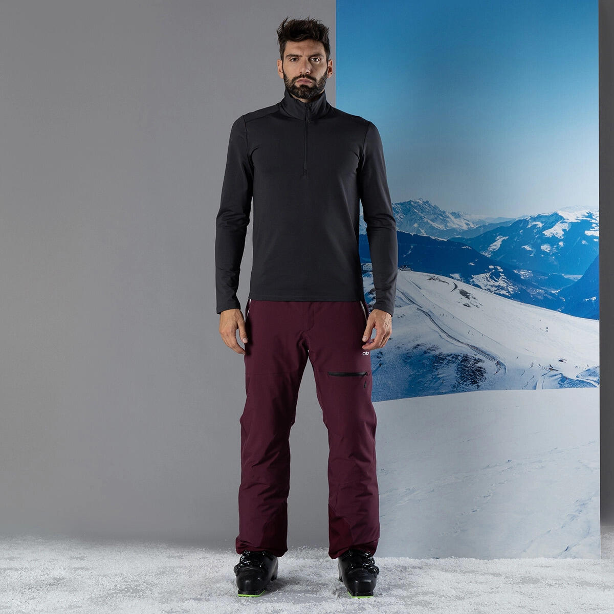 Pull à col roulé demi-zip CMP 4/5