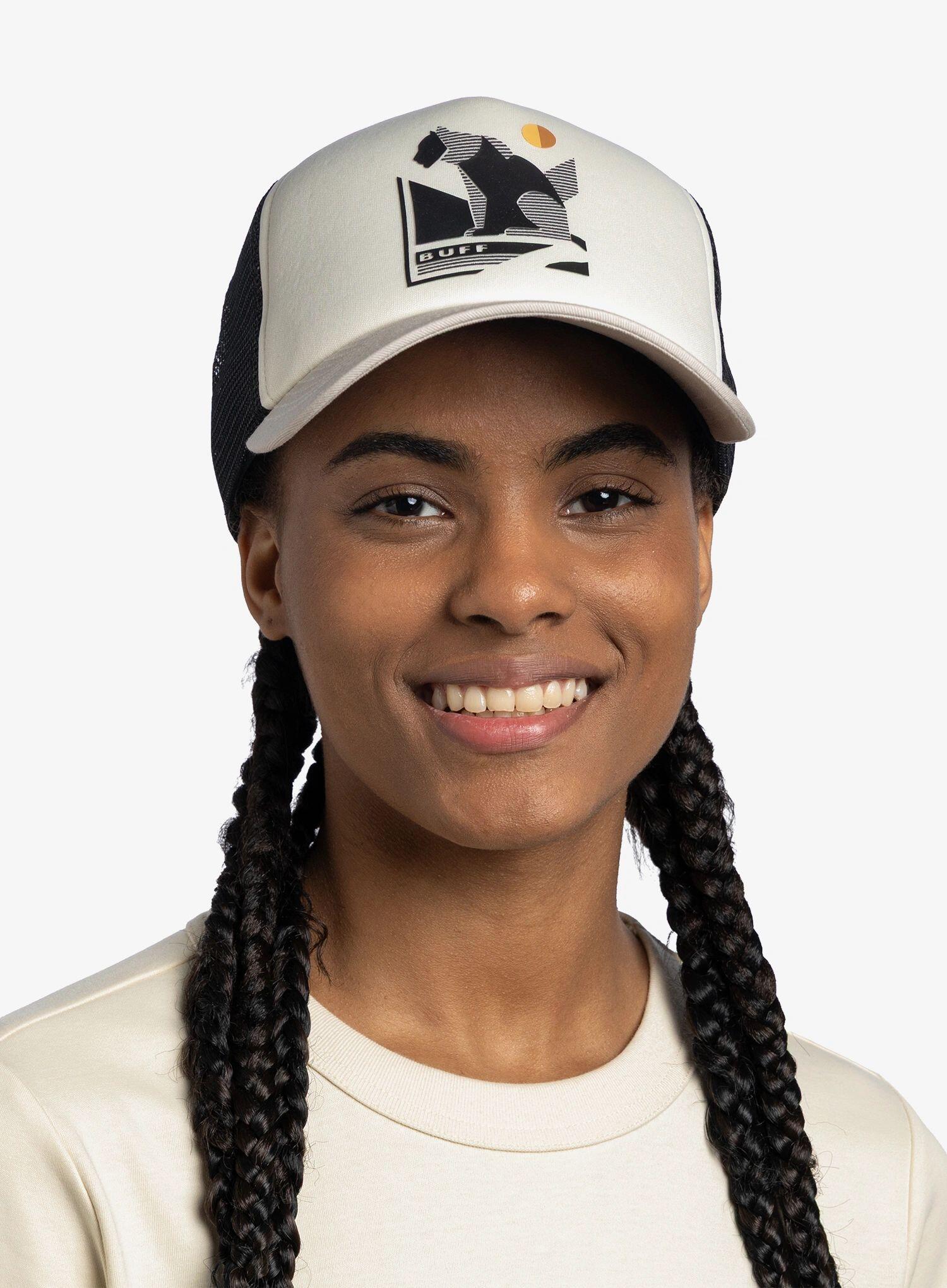 Czapka z daszkiem Buff Trucker Cap - mook cream 4/7